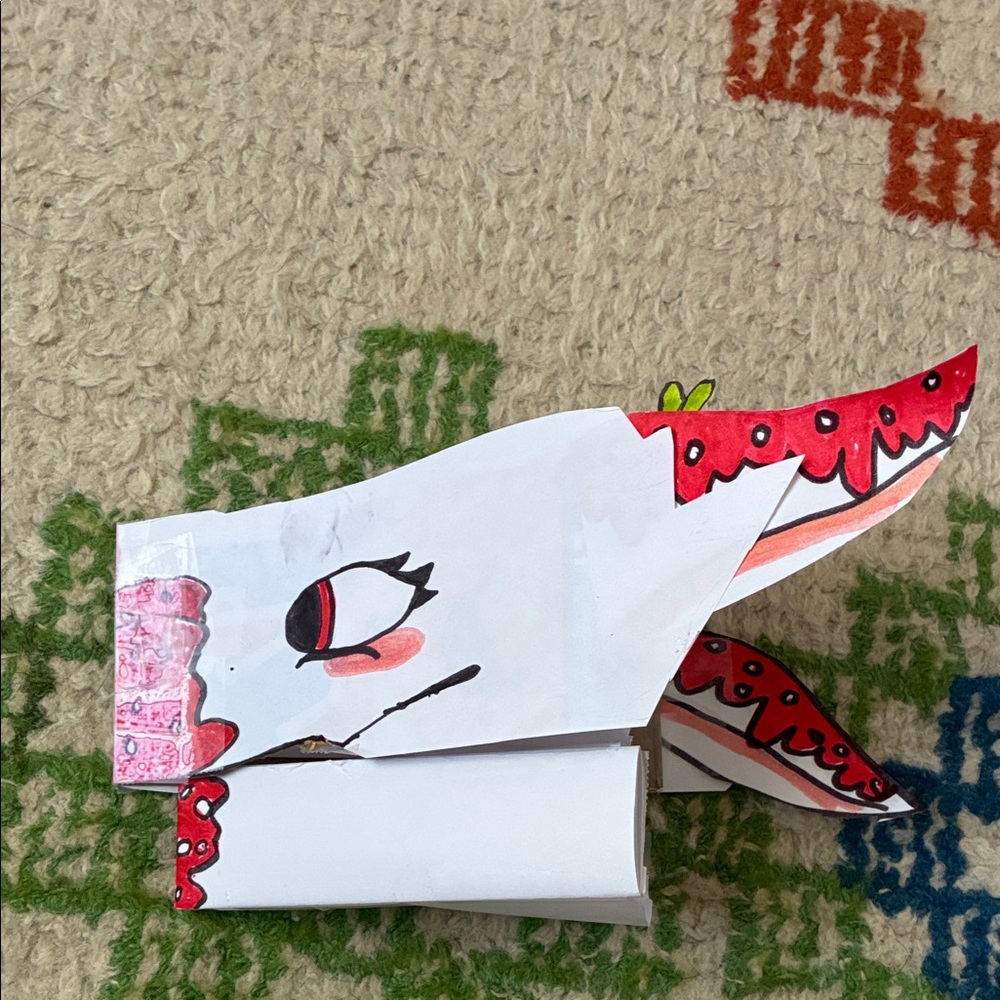 Handmade Paper Dragon Puppet